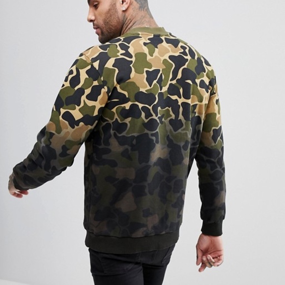 adidas camo crew sweatshirt